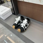 Low-Top Lace-Up Casual Sneakers with a Round Toe-box - Image 7