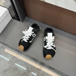 Low-Top Lace-Up Casual Sneakers with a Round Toe-box - Image 5
