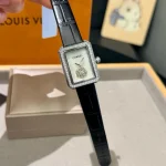 Spinning 6-petal camellia ✨ Modern classic design with an electroplated glass bezel. Unique style with a leather strap. Imported Japanese quartz movement for accurate time-box - Image 6