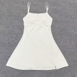 Flattering Backless Breathable Yoga Dress, Built-in Bra Tennis Skort for Outdoor Sports - Image 10