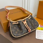 Vintage Monogram Underarm Crossbody Bag – Rare Salt-Style Preppy Aesthetic-box - Image 12
