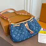 Vintage Monogram Underarm Crossbody Bag – Rare Salt-Style Preppy Aesthetic-box - Image 11