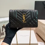 The caviar leather chain envelope bag is truly the ultimate classic and the perfect starter piece-box