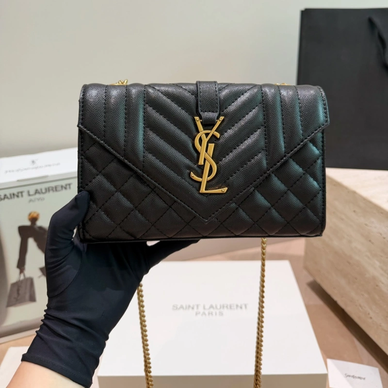 13427793234274000 The caviar leather chain envelope bag is truly the ultimate classic and the perfect starter piece-box - Image 1