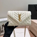 The caviar leather chain envelope bag is truly the ultimate classic and the perfect starter piece-box - Image 4
