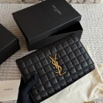 Just in: Small pebbled leather envelope bag-box