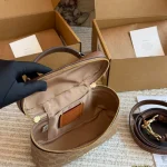 Box bag, classic monogram PVC with cowhide trim-box - Image 3