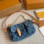 The L brand denim bag is absolutely perfect for spring and summer-box
