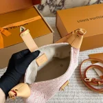 Exclusive washed pink denim with 3D raised monogram embroidery-box - Image 4