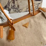 Linen Patchwork Tote Bag-no box - Image 10