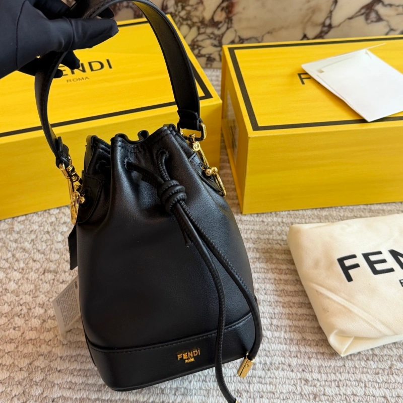 13428474076290200 Petite bucket bag made of high-quality cowhide. Soft to the touch and built to last-box - Image 1