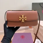 Tory Mini Gold Brick Crossbody Bag-box