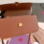 Tory Mini Gold Brick Crossbody Bag-box - Image 10