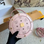 Classic mini round bag with a vintage circular silhouette that is simply chic-box - Image 13