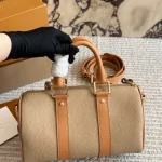 L's Keepall pillow bag is an absolute cutie! Made of premium top-grain cowhide-box - Image 7