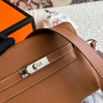 This Hermès Kelly messenger bag is made of genuine leather and has such a unique vibe with a premium feel-box - Image 2