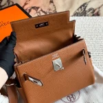 This Hermès Kelly messenger bag is made of genuine leather and has such a unique vibe with a premium feel-box - Image 13