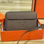 "Top-grain cowhide leather. This crossbody bag and handbag is crafted from premium calf leather, offering a delicate touch and lasting durability."-box - Image 7