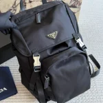 Nylon Backpack Features recycled nylon. Lightweight, practical, and low-maintenance-no box - Image 2