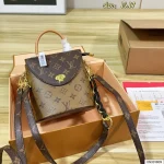 Flap messenger bag, shoulder and crossbody style-box