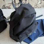 Large-capacity men's backpack, made of classic nylon parachute material-no box - Image 2