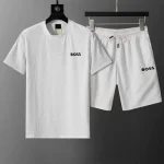 High-quality classic crew neck short sleeve set-no box - Image 3
