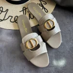 Stylish New Flat Slippers: Close-up Detail Shots-box - Image 6