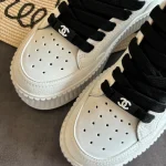 Chanel-style Chunky Sole Sneakers: Close-up Detail Shots-box - Image 2