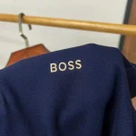 Men's Embroidered Badge Lapel Short Sleeve Polo Shirt Casual T-shirt - Image 3