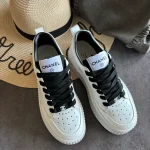 Chanel-style Chunky Sole Sneakers: Close-up Detail Shots-box - Image 9