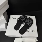 New Summer Limited Hollow-out Rhinestone Flat Slide Sandals-box - Image 11