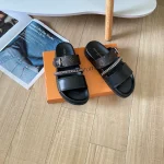 Chain Slide Sandals / Slippers-box