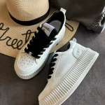 Chanel-style Chunky Sole Sneakers: Close-up Detail Shots-box - Image 7
