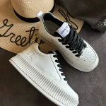Chanel-style Chunky Sole Sneakers: Close-up Detail Shots-box - Image 3