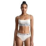 Women's Solid Letter Print Cami Top, Trendy Casual Yoga Sports Bra Set, Fashion Activewear Gym Tank Top Set - Image 6