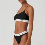 Women's Solid Letter Print Cami Top, Trendy Casual Yoga Sports Bra Set, Fashion Activewear Gym Tank Top Set - Image 4