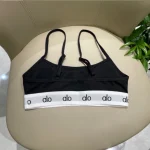 Women's Solid Letter Print Cami Top, Trendy Casual Yoga Sports Bra Set, Fashion Activewear Gym Tank Top Set - Image 13