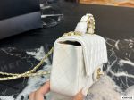 Chanel handlebag, round-shaped, large size, comes with a case - Image 16