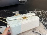 Chanel handlebag, round-shaped, large size, comes with a case - Image 15