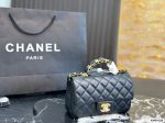 Chanel handlebag, round-shaped, large size, comes with a case - Image 9