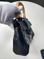 Goyard Y‑Pattern Print Wooden Handle Flap Handbag - Image 13