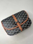 Y‑Pattern Print Saddle Crossbody Bag