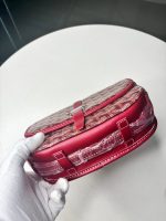Y‑Pattern Print Saddle Crossbody Bag - Image 13