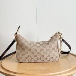 GG‑Pattern Print Chain Hobo Shoulder Bag - Image 10