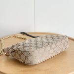 GG‑Pattern Print Chain Hobo Shoulder Bag - Image 9
