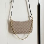 GG‑Pattern Print Chain Hobo Shoulder Bag - Image 18