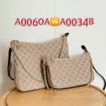 GG‑Pattern Print Chain Hobo Shoulder Bag - Image 2