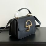 Gucci D‑Shape Metal Buckle Flap Top‑Handle Small Square Bag - Image 19