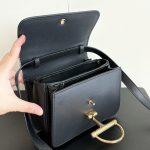 Gucci D‑Shape Metal Buckle Flap Top‑Handle Small Square Bag - Image 16