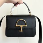 Gucci D‑Shape Metal Buckle Flap Top‑Handle Small Square Bag - Image 13